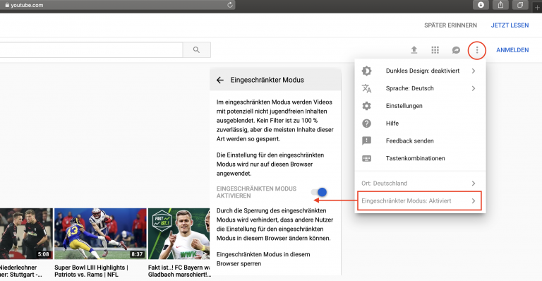 Eingeschränkter Modus Youtube Lässt Sich Nicht Deaktivieren